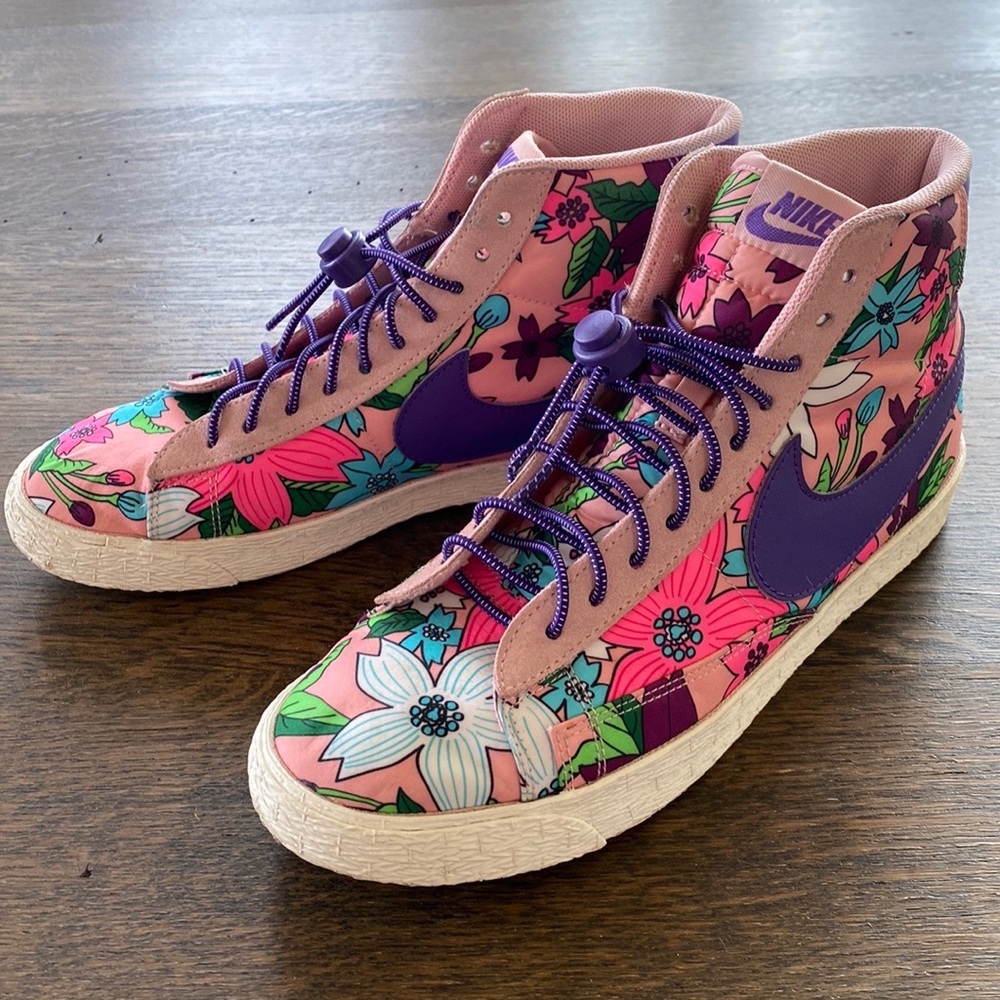 Rare Floral Nike High Tops